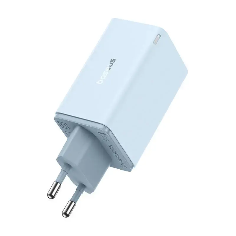 Baseus GAN6 Pro ātrā lādētāja | 2xUSB-C + 2xUSB | 65W | zils