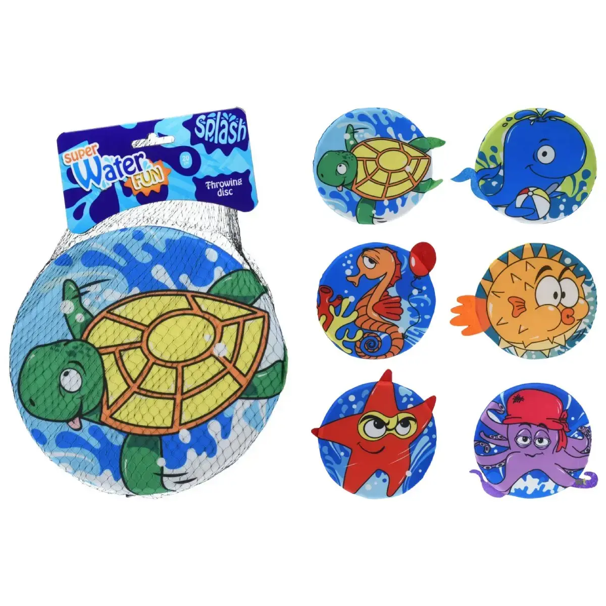 Frisbijgolfa disks bērnu 20cm, 6veidi