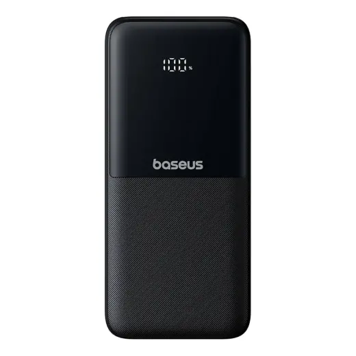 Baseus Lipow išorinė baterija (powerbank) | 10 000 mAh | 22.5W | PD, QC | USB-C, USB-A, Lightning | LED ekranas | juodas