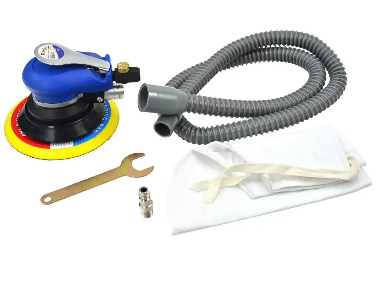 Air Orbital Sander 150mm Self-Generated Vacuum