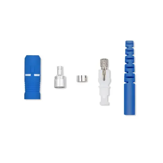 Qoltec SC/PC fiber connectors | Singlemode | 2.0 | Mounting set | 200 pcs.