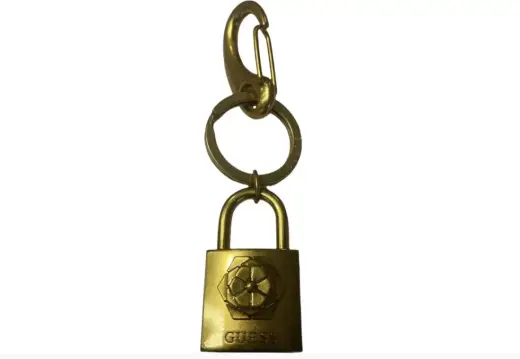 Guess, Guess, Metal Keyring, RW7423, Antique Gold