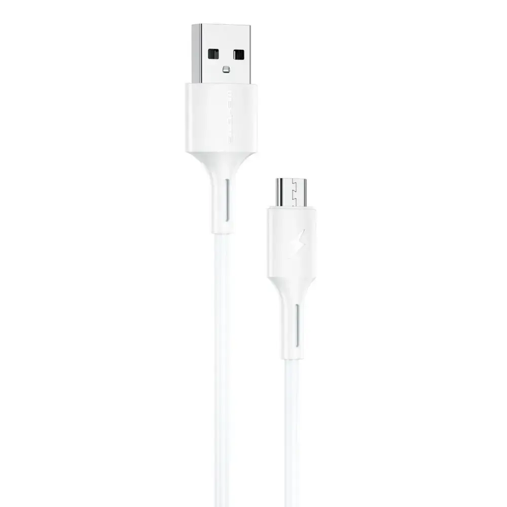 WK Design YouPin cable USB - micro USB 3A 1m white (WDC-136m)