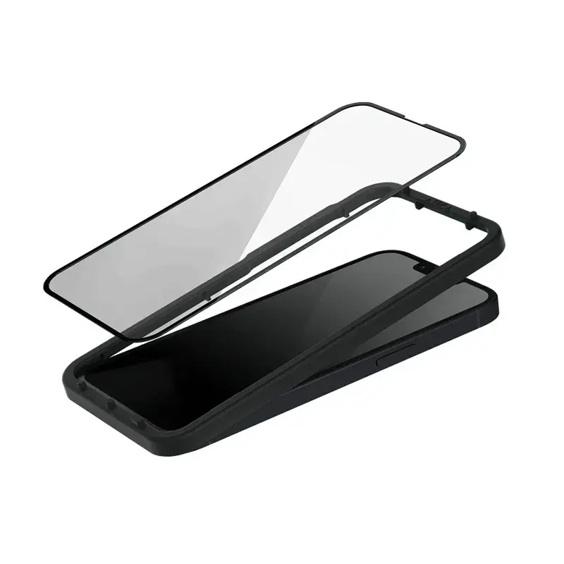 Fusion EDGE 5D aizsargstikls telefonam iPhone 14 Pro Max ar uzstādīšanas rāmi