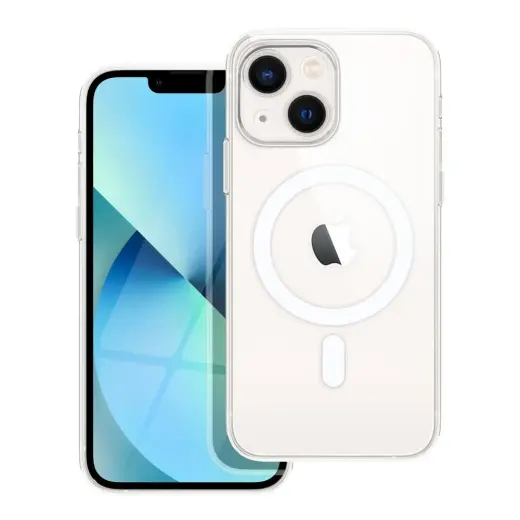 Clear Mag telefono dėklas su MagSafe palaikymu iPhone 14 skaidrus