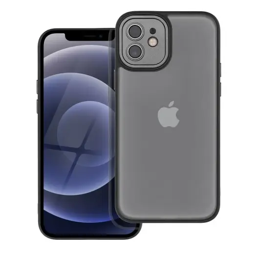 VARIETE telefono dėklas iPhone 12 juodas