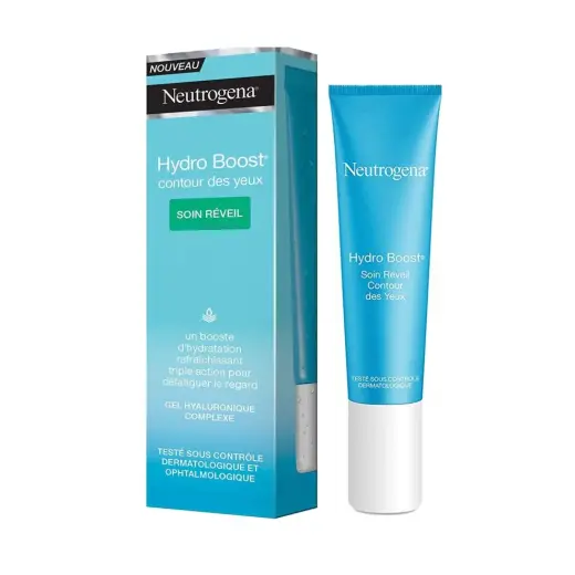 Neutrogena Hydro Boost Eye Awakening Gel Cream 15Ml Countour Des Yeux in White
