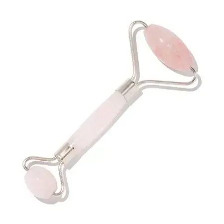 Daily Concepts, Daily Facial Roller Two Stone Heads Rose Quartz, 1 Count