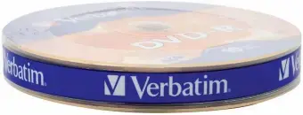 Matricas DVD-R AZO Verbatim 4.7GB Wagon Wheel 16x 10 Pack Spindle