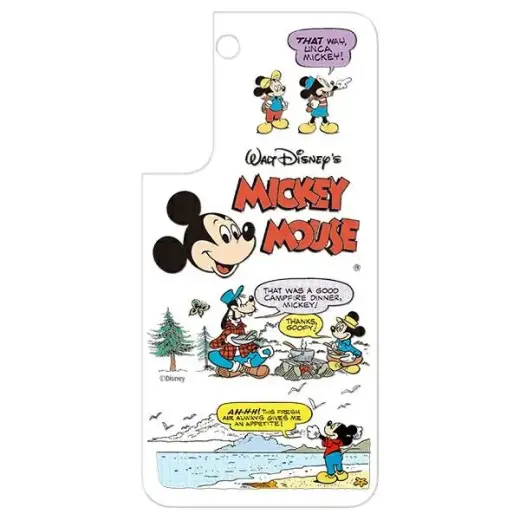 Panel Samsung GP-TOS901HIARW do etui Frame Cover do Galaxy S22 Disney Mickey biały|white