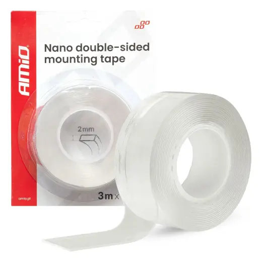 Reusable Nano Double-sided Mounting Tape 30mm x 3m x 1mm AMIO-04848