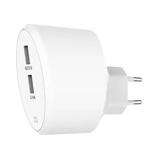 Xqisit Charger tīkla lādētājs | 18W | QC | USB-A | balts