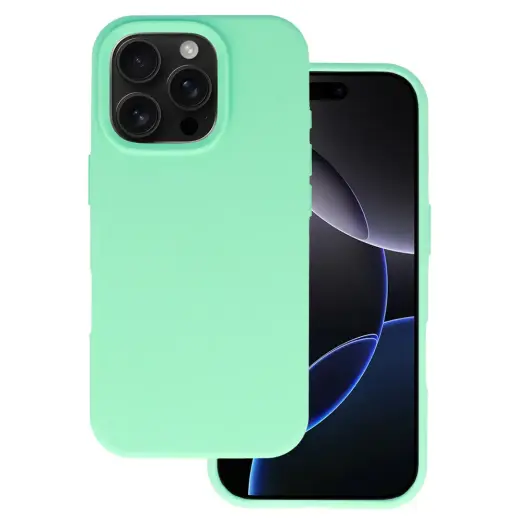 Silicone Lite telefono dėklas iPhone 16 Pro žalias