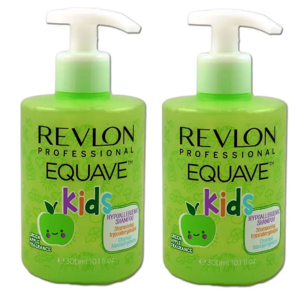 Revlon Equave Kids Shampoo Conditioner Green Apple 300 Ml