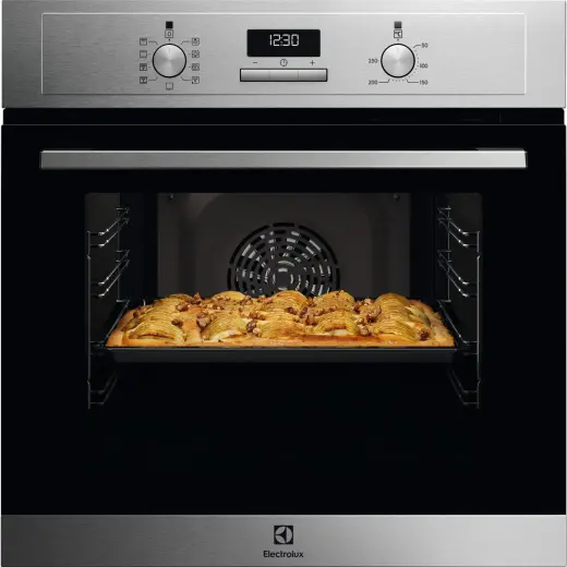 Electrolux 600.sērijas cepeškrāsns, iebūv., 65 l,  melna
