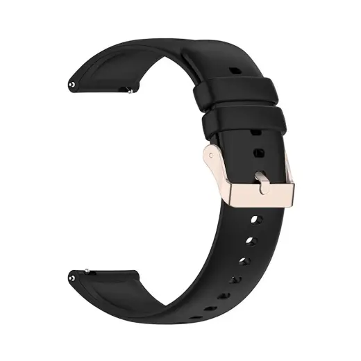 Fusion išmaniojo laikrodžio dirželis Xiaomi Mi Watch / Amazfit GTR (47 mm) | silikoninis | juodas