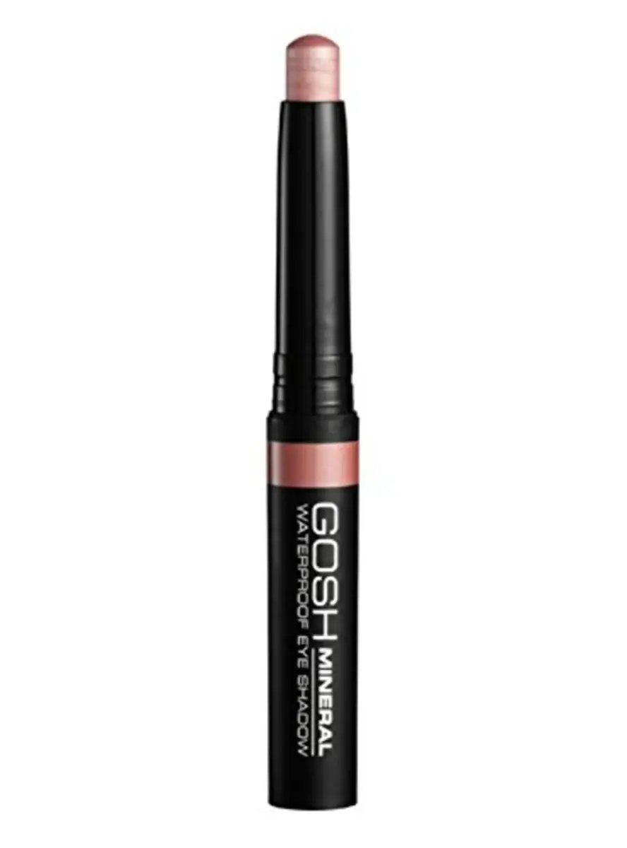 Gosh, Mineral, Perfume-Free, Metallic, Cream Eyeshadow, 009, Rose, 2.5 g