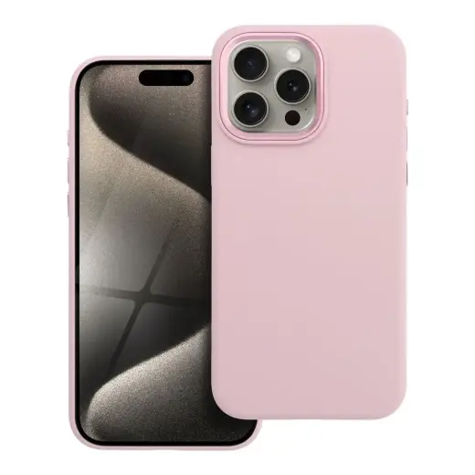 Forcell F-Protect Frame Premium maciņš ar MagSafe atbalstu telefonam iPhone 15 Pro Max rozā