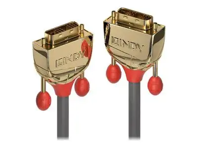 Lindy Gold - DVI cable - DVI-D to DVI-D - 20 m