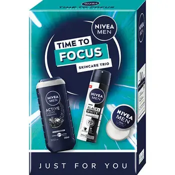 Nivea Men Time to Focus Set - Dárková sada
