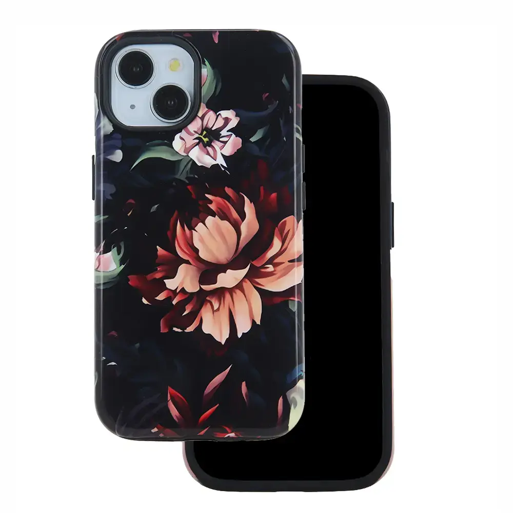 Decor maciņš telefonam iPhone 14 Pro daudzkrāsains (Peony)