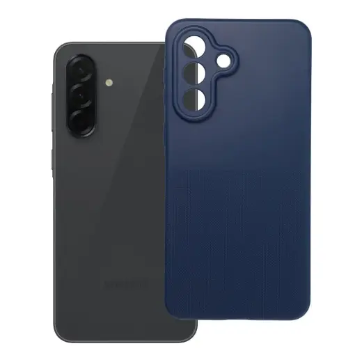 Easy Dual telefono dėklas Samsung Galaxy A36 5G (A366) mėlynas