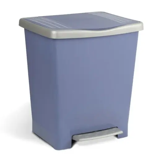 Šiukšliadėžė su pedalu Millenium, 23 l, mėlynos spalvos