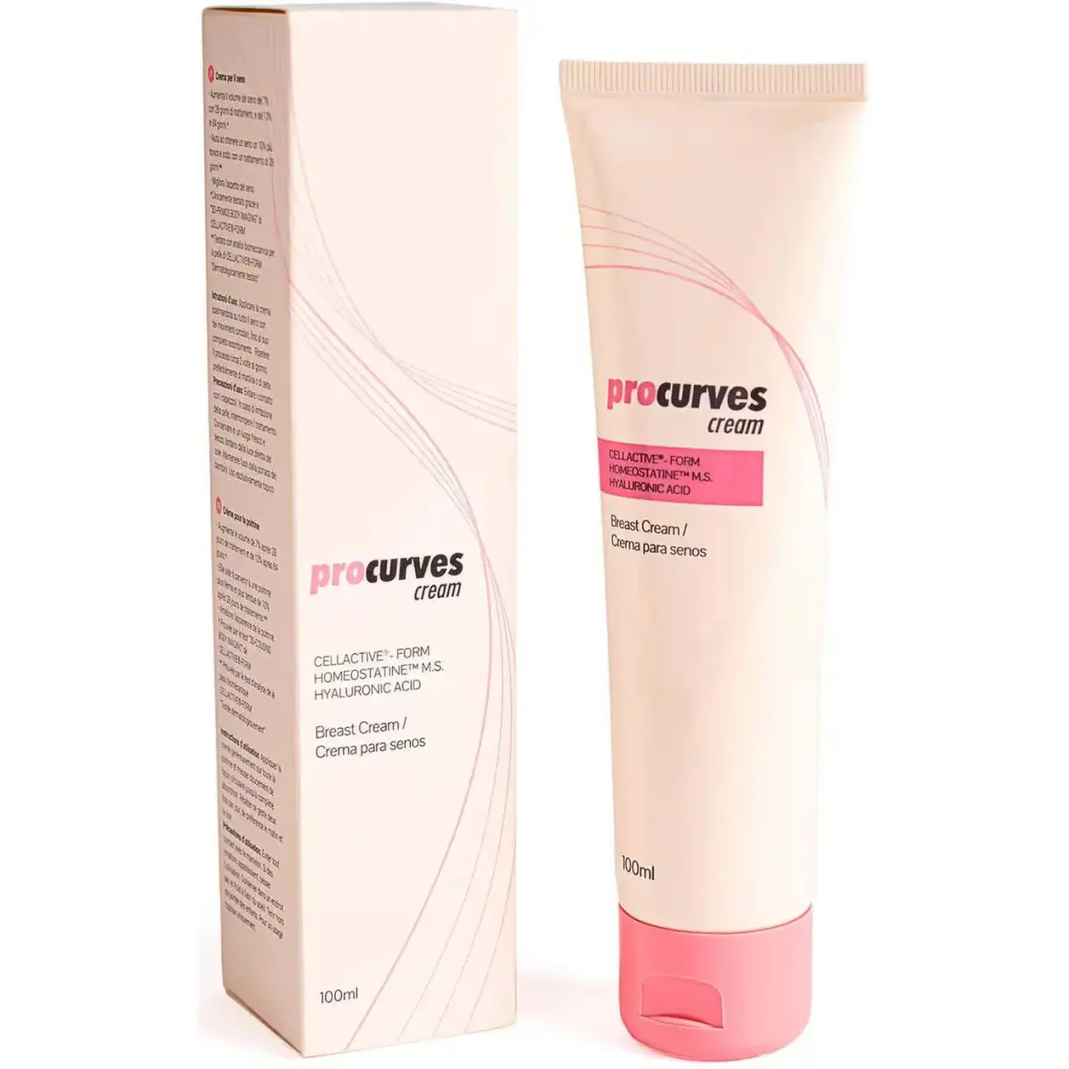 Procurves, Procurves+, Breast Enlargement, Local Treatment Cream, 100 ml