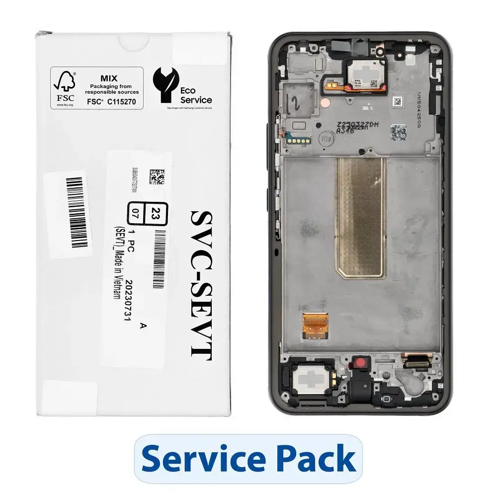 ServicePack LCD Display for SAMSUNG A34 5G A346B GH82-31201A