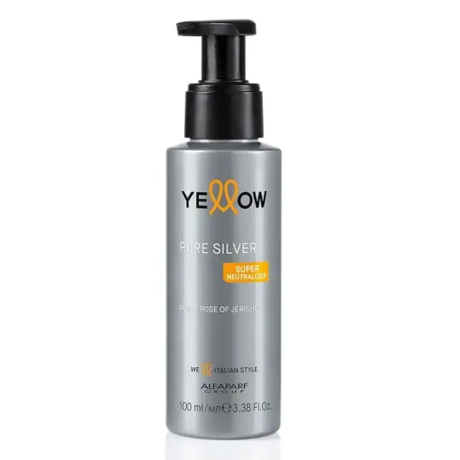 Alfaparf Leave-in Pure Silver Yellow Super Neutralizer açaí Rose of Jericho Hair Care 100ml/3.38fl.oz
