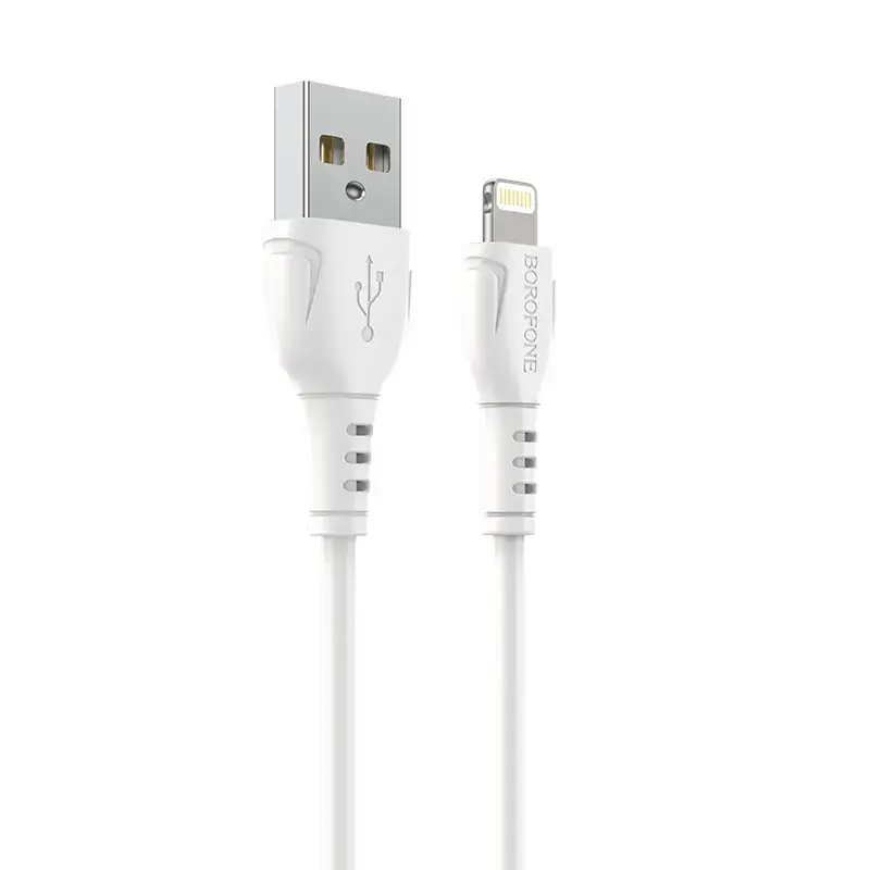 Borofone BX51 Triumph data transfer and charging cable | USB-A to Lightning | 12W | 1m | white