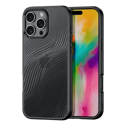 Dux Ducis Aimo чехол для телефона iPhone 16 Pro Max чёрный