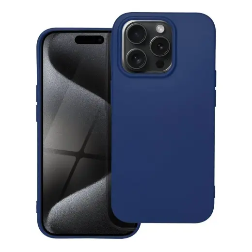Soft maciņš telefonam iPhone 15 Pro zils
