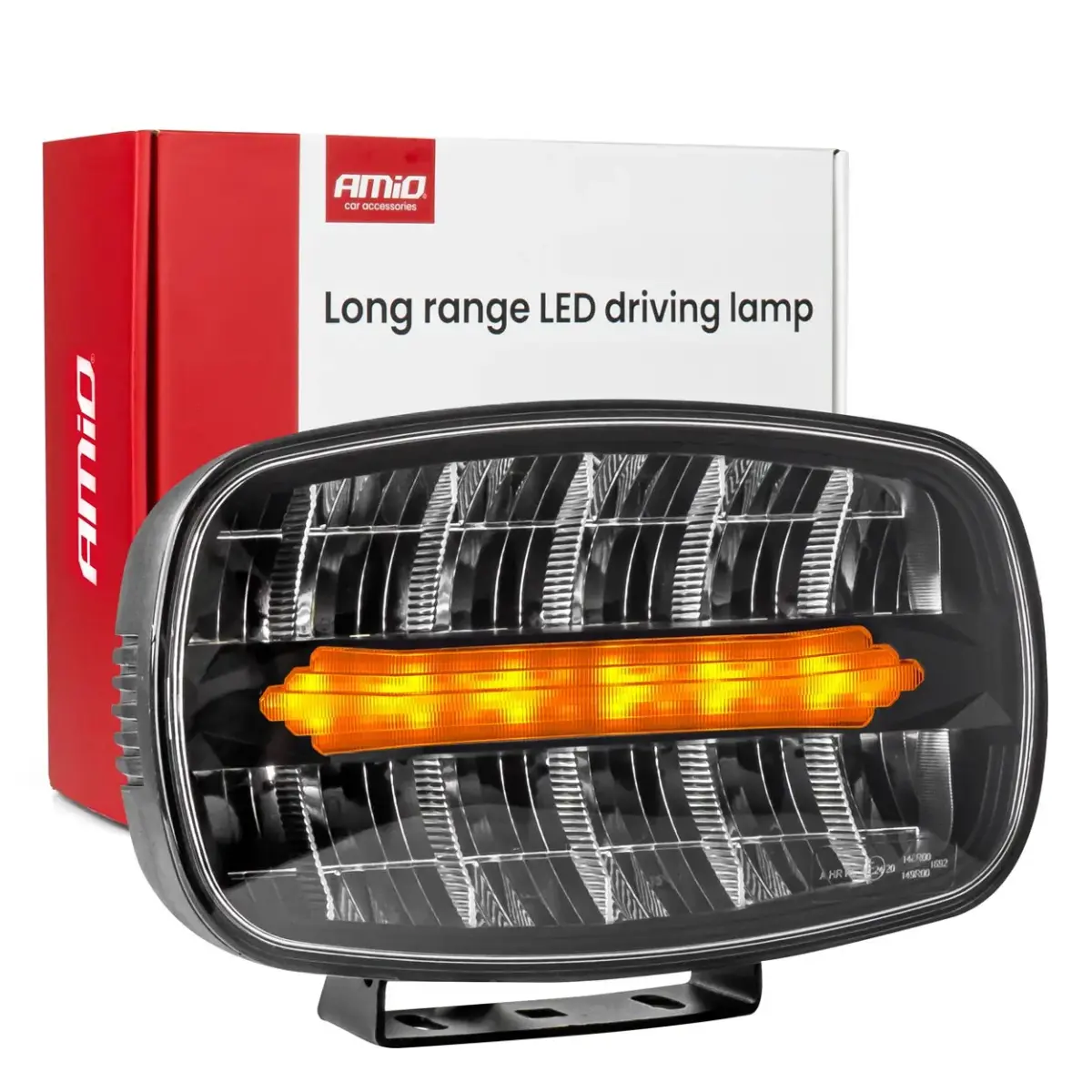 LED long-range headlamp with position light function 109W 12V 24V AMIO-04535
