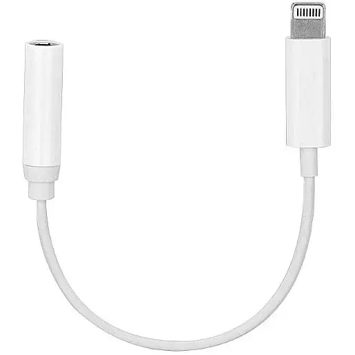 Goodbuy audio adapter 3.5 mm to lightning for phones white (OEM)