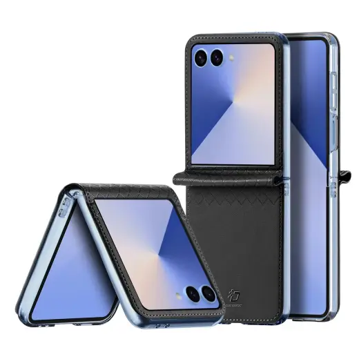 Dux Ducis Bril ümbris Samsung Galaxy Z Flip 7 jaoks – must