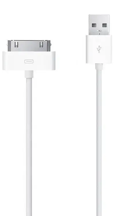 Fusion Data & Charging USB Cable Apple iPhone 4 4S | iPad 2 3 (MA59) White 