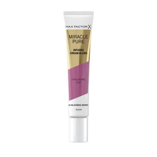 Max Factor, Miracle Pure, Hydrating, Cream Blush, 04, Blooming Berry, 15 ml