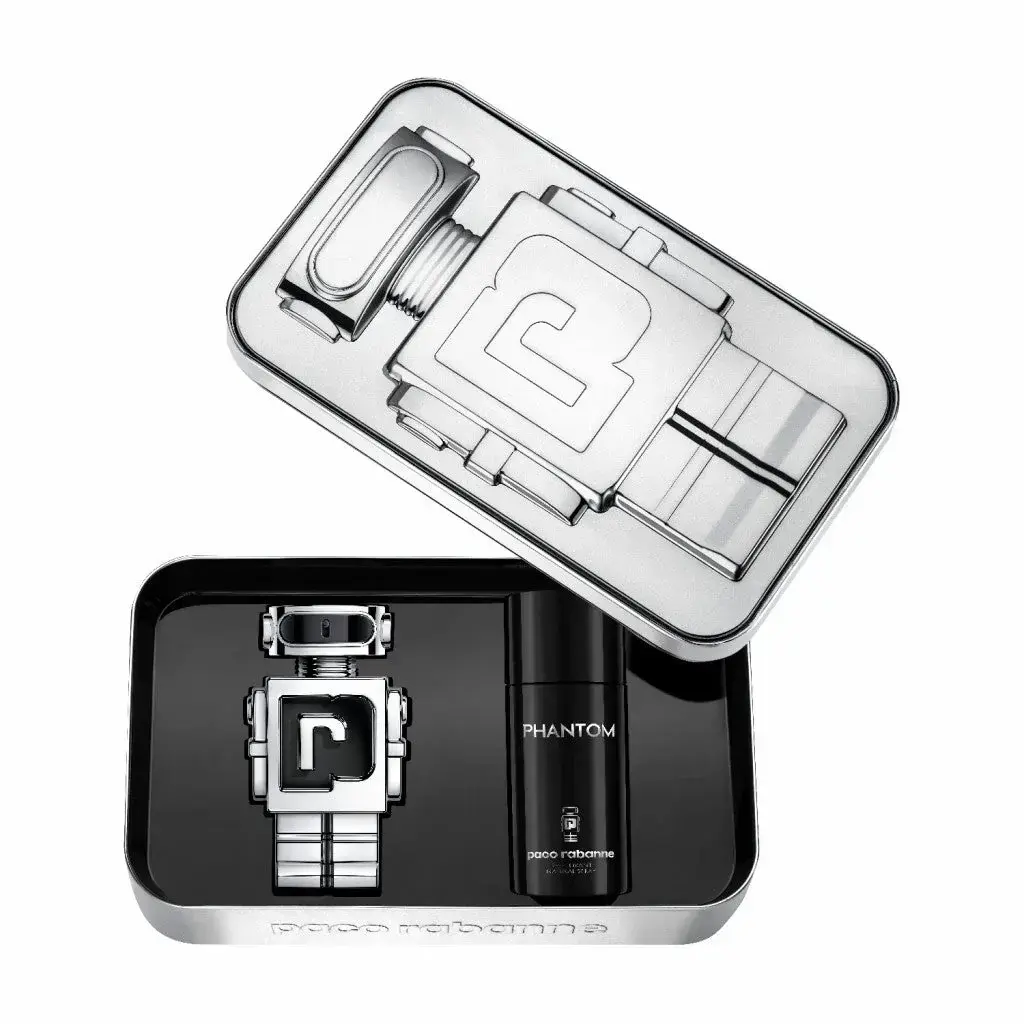 Set Paco Rabanne: Phantom, Eau De Toilette, For Men, 100 ml + Phantom, Deodorant Spray, For Men, 150 ml