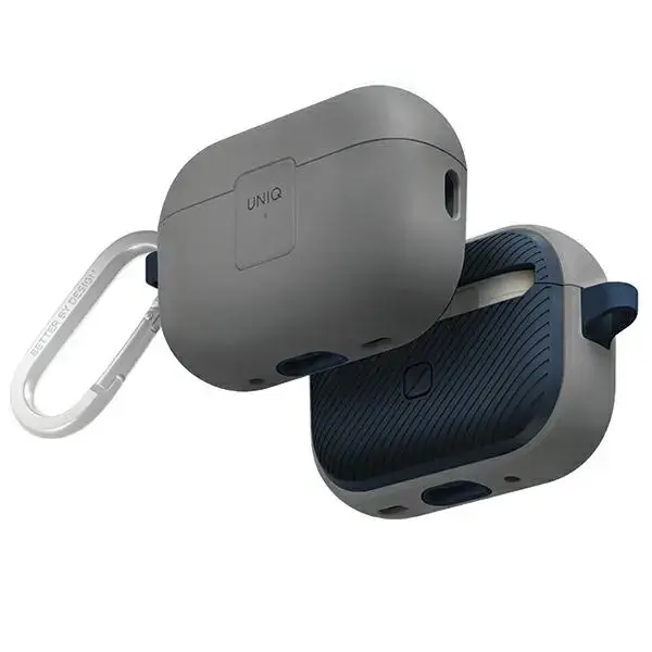 UNIQ Clyde Lock Case AirPods Pro 2 (2022|2023) Chalk Grey-Marine Blue