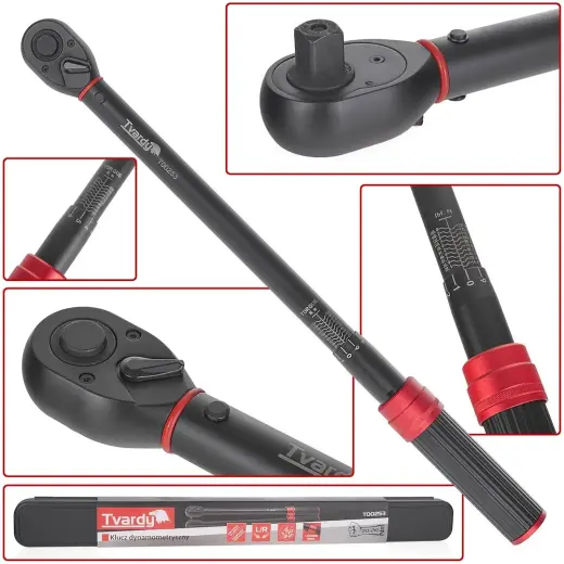 Dinamometriskā atslēga 1/2" 20-210Nm TVARDY