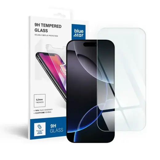 Tempered glass to iPhone 16 PRO MAX / 17 PRO MAX Blue Star