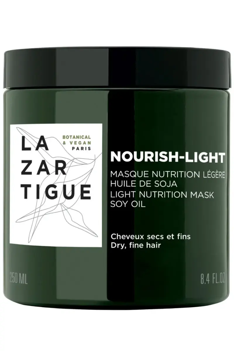 Lazartigue, Nourish-Light, Vegan, Hair Treatment Cream Mask, Moisturizing, After Shampoo, 250 ml