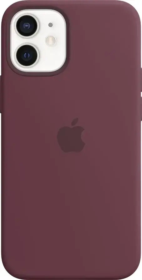 Apple MHKQ3ZE/A Silicone maciņš ar MagSafe atbalstu telefonam iPhone 12 Mini violets