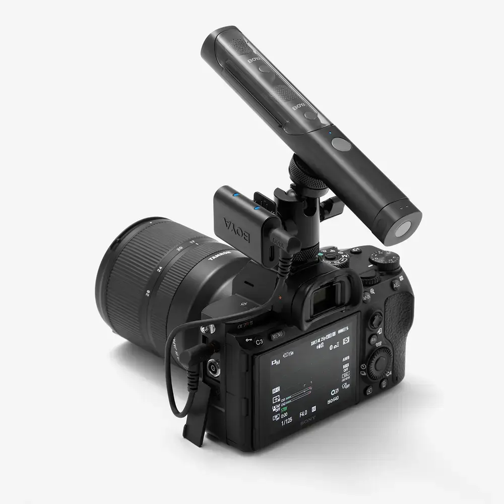 Mikrofon BOYA MAGIC-02 bezprzewodowy 2.4GHz USB-C - czarny