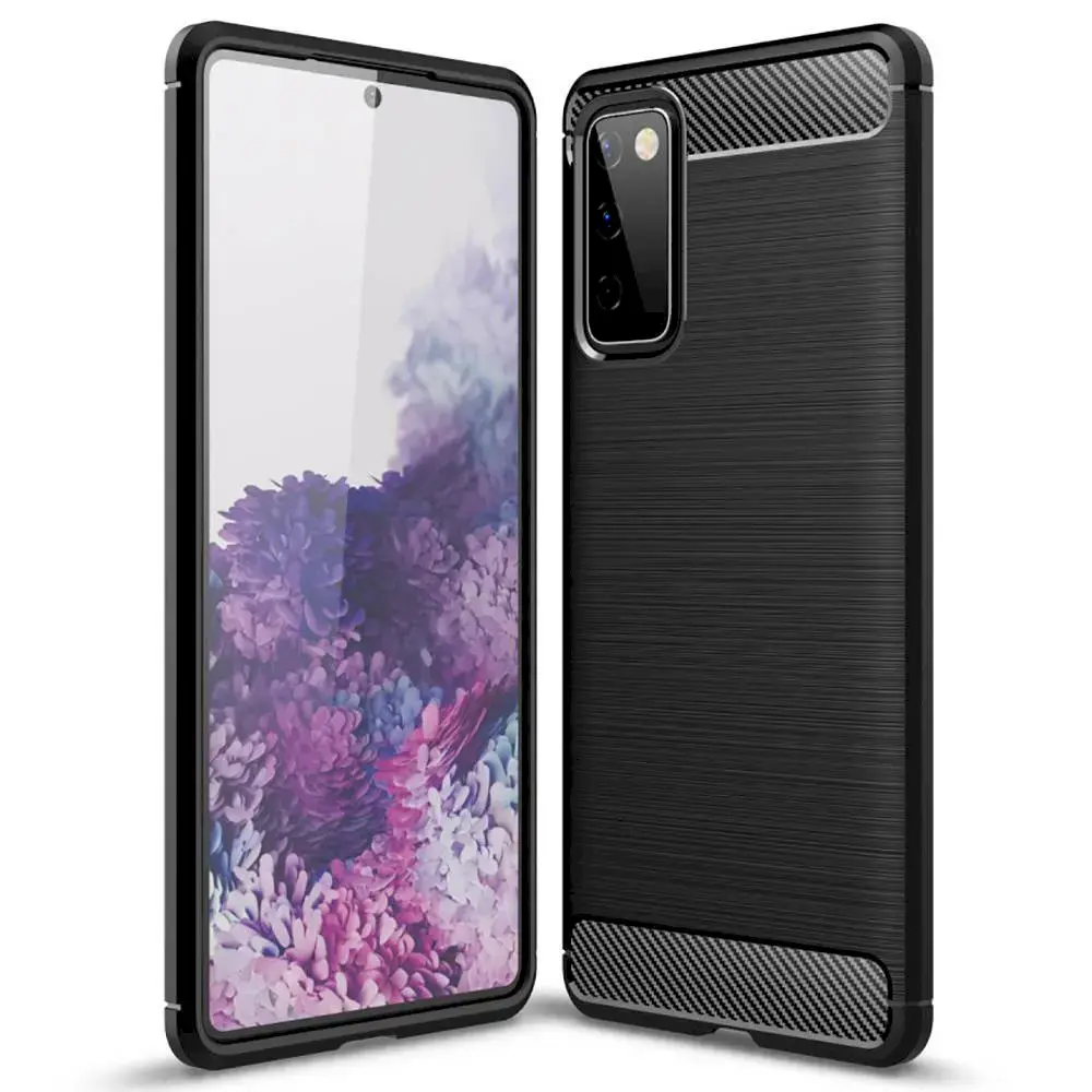 Fusion trust silikona aizsargapvalks Oppo A92 | A72 | A52 melns
