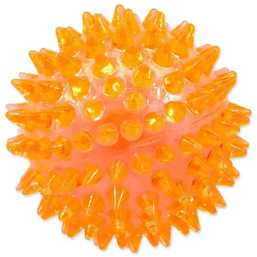 Rotaļlieta suņiem - Placek Toy Dog Fantasy ball whistling orange 6cm