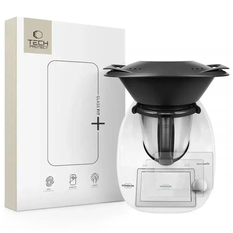 SZKŁO HARTOWANE TECH-PROTECT GLASS FIT+ 2-PACK THERMOMIX TM6 CLEAR