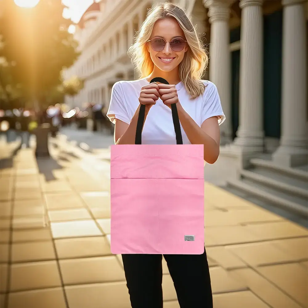 Shopping bag Wonder pattern 4 pink