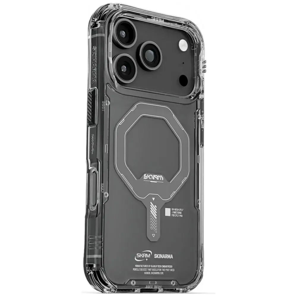 Skinarma Saido Case for iPhone 17 Pro Magnetic Charging Graphite